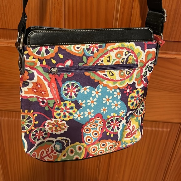 Lily Bloom Floral Paisley Crossbody Bag, Gently loved, EUC - Picture 3 of 7